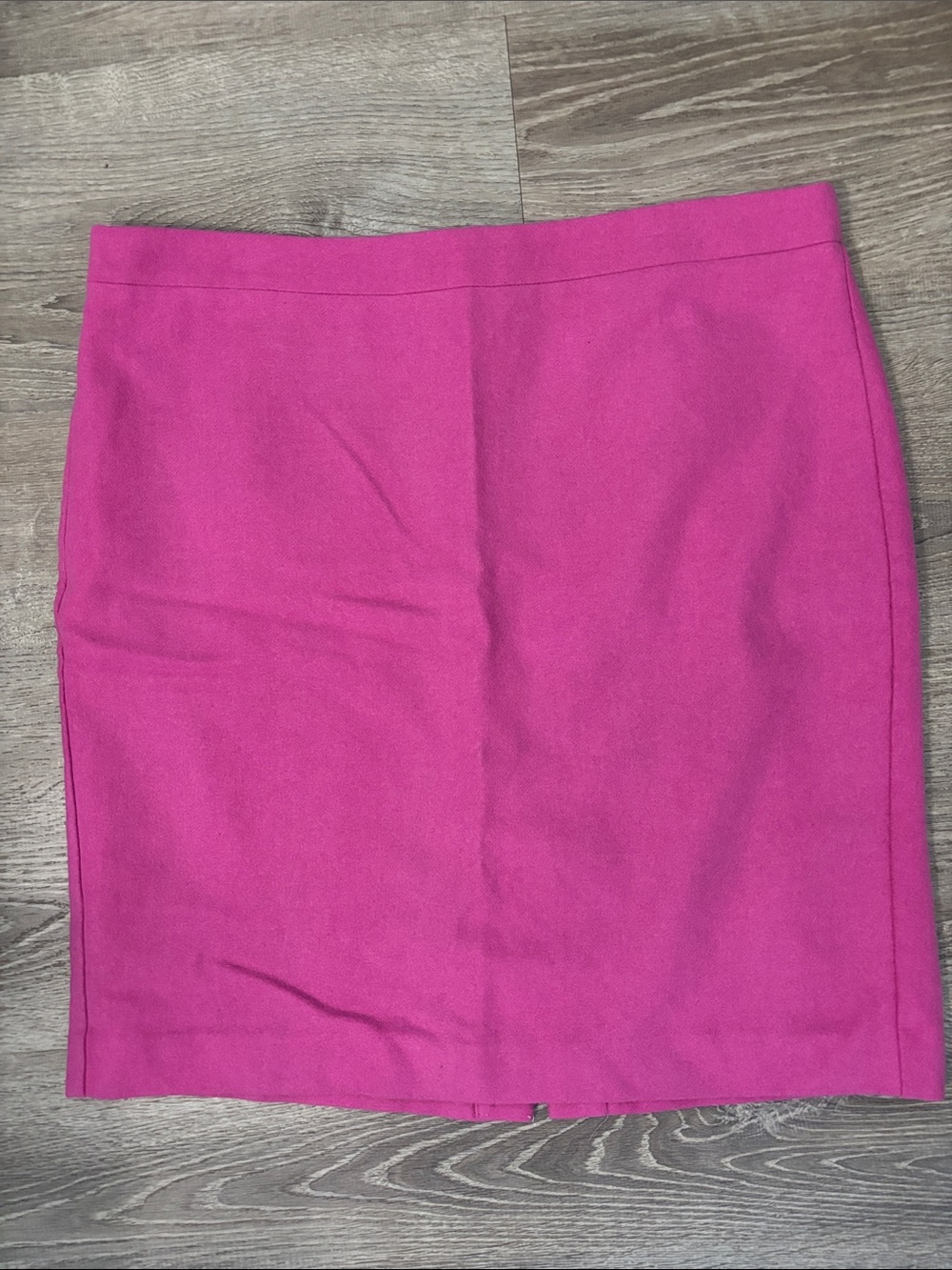 J Crew Women’s Wool Blend Pencil Skirt Size 18 Pink Business Office Slit